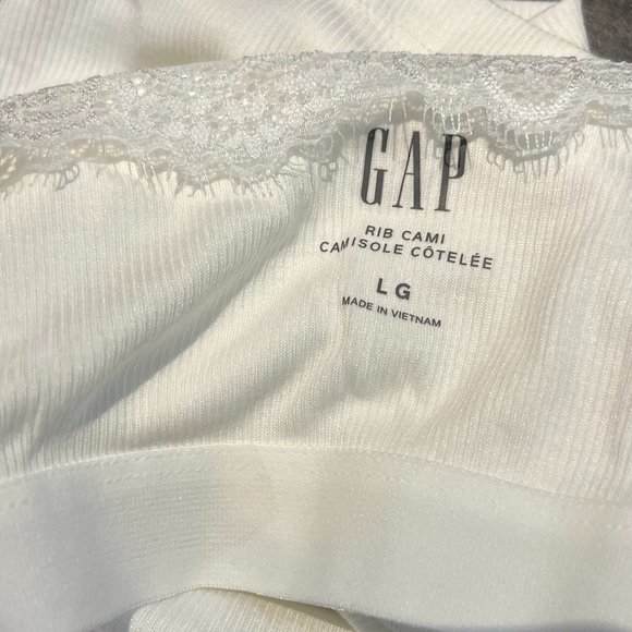 Gap Rib Lace Halter Cami - Picture 5 of 8